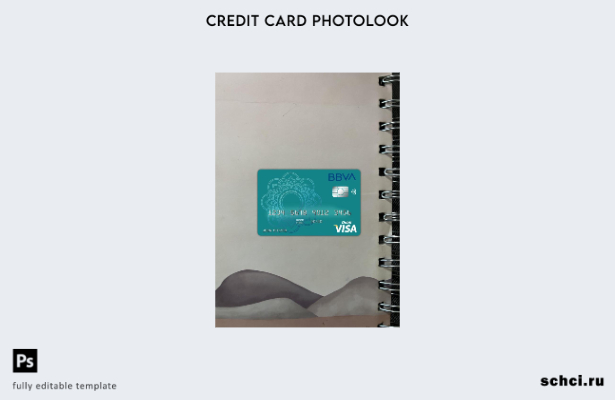 цифровая загрузка Аргентина BBVA банк Visa дебетовая карта фотоизображение перед